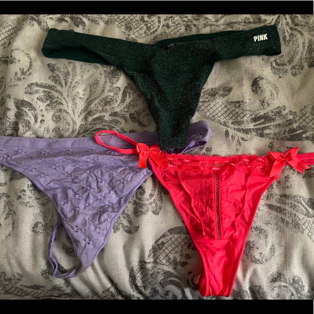 3 thong panties